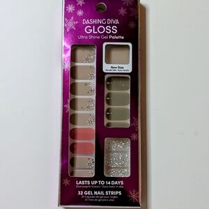Dashing Diva Gloss Ultra Shine Gel Palette - Silver and Pink